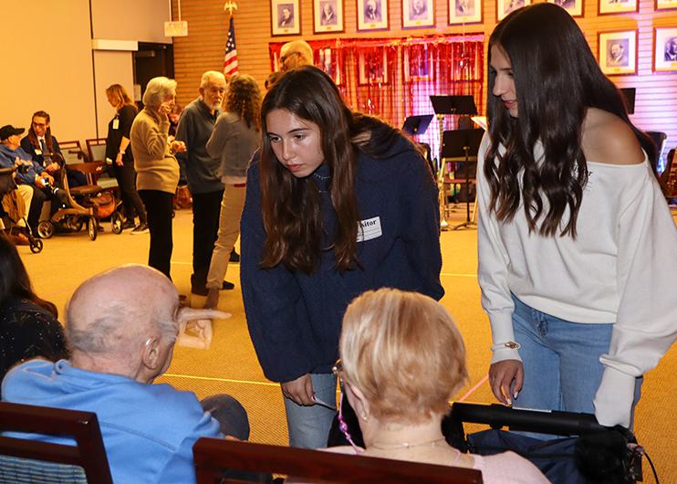 Both groups enjoyed talking to each other