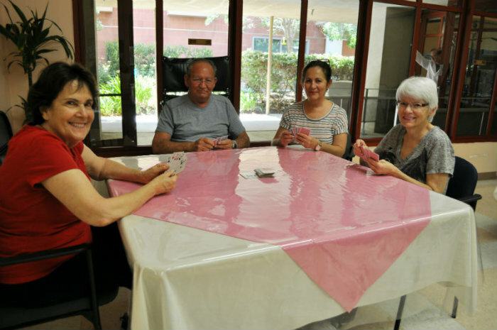 From left to right: Kathy, Ernesto, Lourdes, and Francine